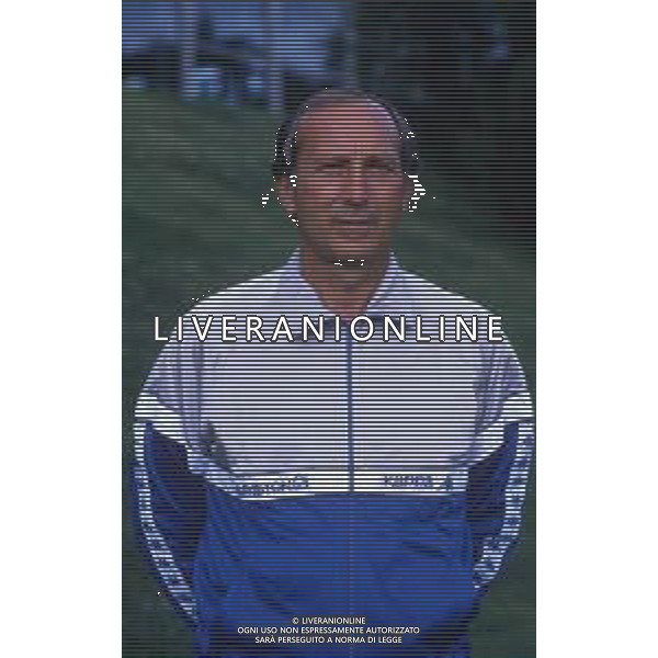 RETROSPETTIVA RINO MARCHESI ALLENATORE NELLA FOTO RINO MARCHESI ALLENATORE JUVENTUS AG ALDO LIVERANI SAS