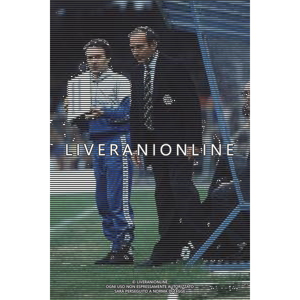 RETROSPETTIVA RINO MARCHESI ALLENATORE NELLA FOTO RINO MARCHESI ALLENATORE JUVENTUS AG ALDO LIVERANI SAS