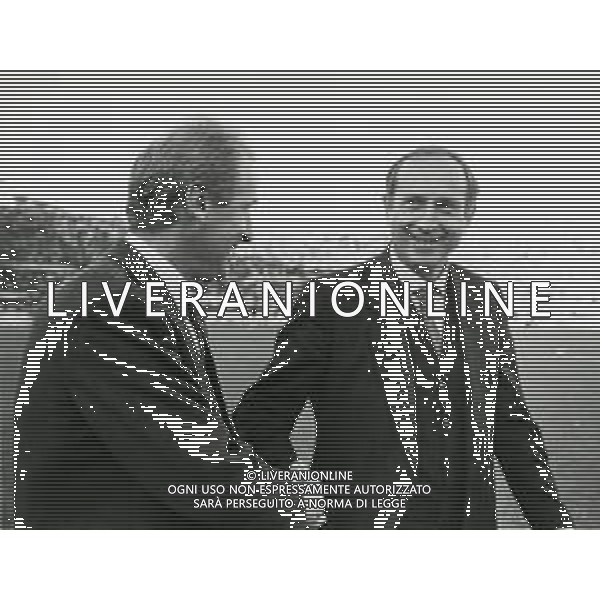 RETROSPETTIVA RINO MARCHESI ALLENATORE NELLA FOTO RINO MARCHESI CON GIOVANNI TRAPATTONI AG ALDO LIVERANI SAS