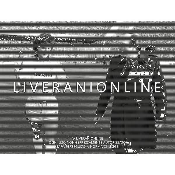 RETROSPETTIVA RINO MARCHESI ALLENATORE NELLA FOTO RINO MARCHESI ALLENATORE INTER CON EVARISTO BECCALOSSI AG ALDO LIVERANI SAS