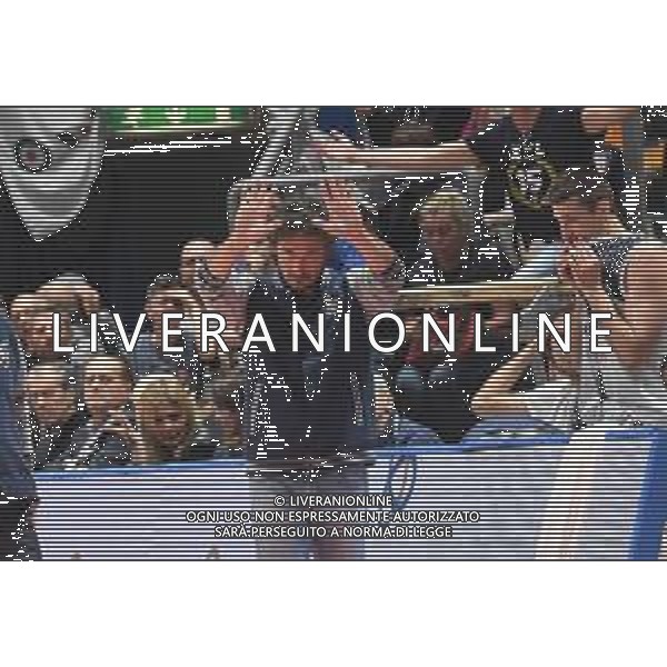 31-03-2018 BOLOGNA-FORTITUDO-MONTEGRANARO NELLA FOTO GIAN MARCO POZZECCO ALLENATORE FORTITUDO FOTO OPTIMA-AG ALDO LIVERANI SAS