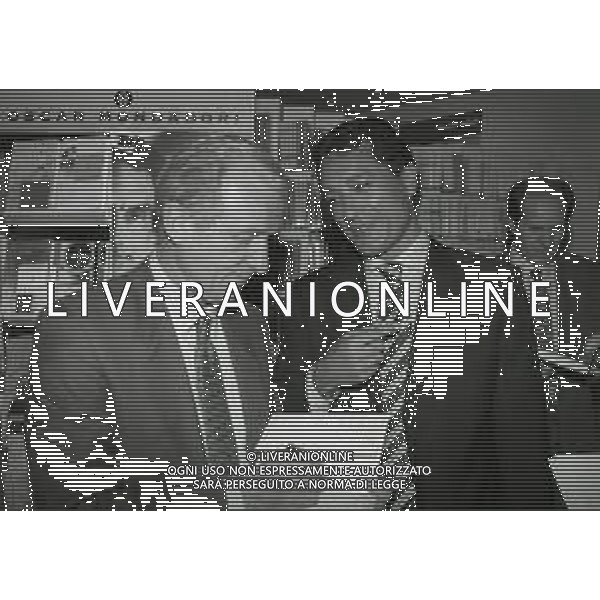 1996 MILANO PRESENTAZIONE DEL LIBRO FISCHIA IL TRAP NELLA FOTO GIOVANNI TRAPATTONI CON CLAUDIO GENTILE AG ALDO LIVERANI SAS