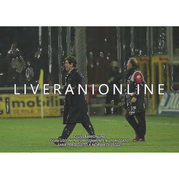 19-11-1997 GENOVA OTTAVI DI COPPA ITALIA SAMPDORIA MILAN 1-2 NELLA FOTO FABIO CAPELLO CON ITALO GALBIATI AG ALDO LIVERANI SAS