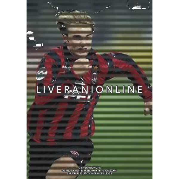19-11-1997 GENOVA OTTAVI DI COPPA ITALIA SAMPDORIA MILAN 1-2 NELLA FOTO ANDREAS ANDERSSON AG ALDO LIVERANI SAS