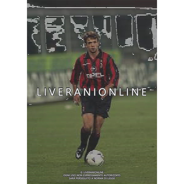 19-11-1997 GENOVA OTTAVI DI COPPA ITALIA SAMPDORIA MILAN 1-2 NELLA FOTO ANTONIO CARDONE AG ALDO LIVERANI SAS