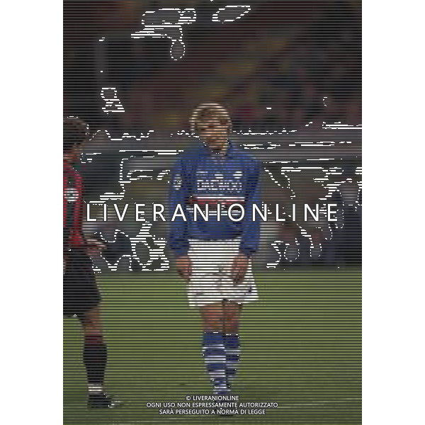 19-11-1997 GENOVA OTTAVI DI COPPA ITALIA SAMPDORIA MILAN 1-2 NELLA FOTO JURGHEN KLINSMANN AG ALDO LIVERANI SAS