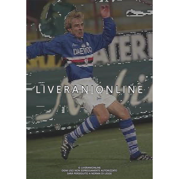19-11-1997 GENOVA OTTAVI DI COPPA ITALIA SAMPDORIA MILAN 1-2 NELLA FOTO JURGHEN KLINSMANN AG ALDO LIVERANI SAS