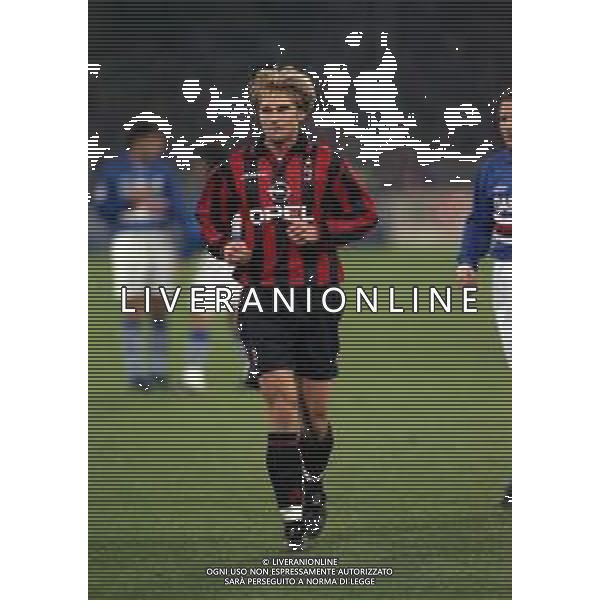 19-11-1997 GENOVA OTTAVI DI COPPA ITALIA SAMPDORIA MILAN 1-2 NELLA FOTO ANDREAS ANDERSSON AG ALDO LIVERANI SAS 