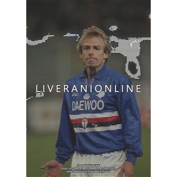 19-11-1997 GENOVA OTTAVI DI COPPA ITALIA SAMPDORIA MILAN 1-2 NELLA FOTO JURGHEN KLINSMANN AG ALDO LIVERANI SAS
