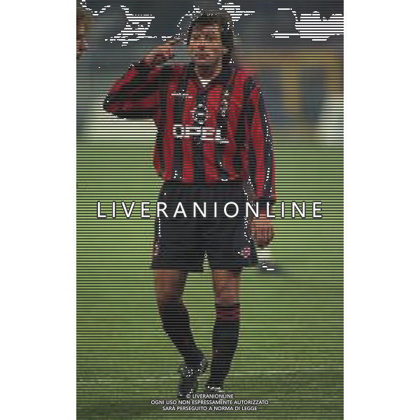 19-11-1997 GENOVA OTTAVI DI COPPA ITALIA SAMPDORIA MILAN 1-2 NELLA FOTO LEONARDO AG ALDO LIVERANI SAS