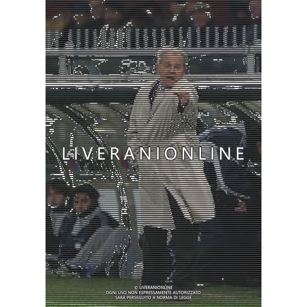 19-11-1997 GENOVA OTTAVI DI COPPA ITALIA SAMPDORIA MILAN 1-2 NELLA FOTO VUJADIN BOSKOV ALLENATORE SAMPDORIA AG ALDO LIVERANI SAS