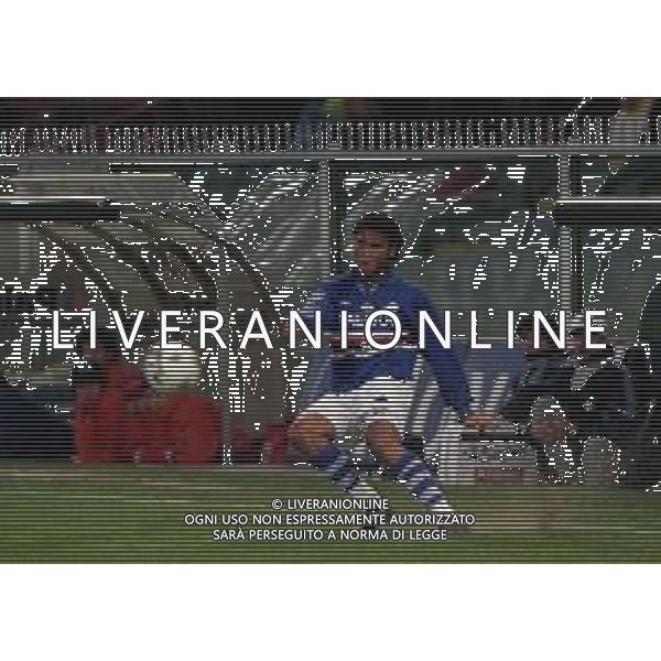 19-11-1997 GENOVA OTTAVI DI COPPA ITALIA SAMPDORIA MILAN 1-2 NELLA FOTO EMANUELE PESARESI AG ALDO LIVERANI SAS