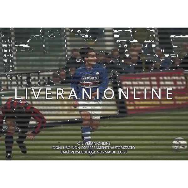 19-11-1997 GENOVA OTTAVI DI COPPA ITALIA SAMPDORIA MILAN 1-2 NELLA FOTO VINCENZO MONTELLA AG ALDO LIVERANI SAS