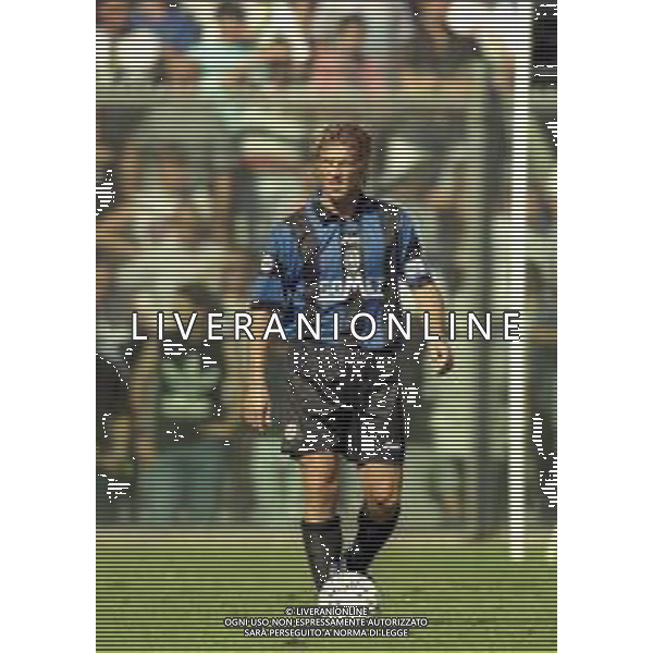 06-09-1998 BERGAMO-CAMPIONATO DI CALCIO SERIE B ATALANTA GENOA 1-0 NELLA FOTO MASSIMO CARRERA AG ALDO LIVERANI SAS