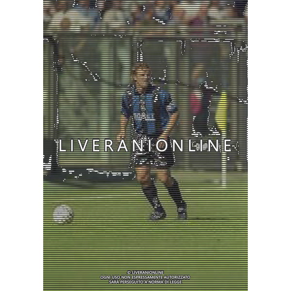 06-09-1998 BERGAMO-CAMPIONATO DI CALCIO SERIE B ATALANTA GENOA 1-0 NELLA FOTO MASSIMO CARRERA AG ALDO LIVERANI SAS