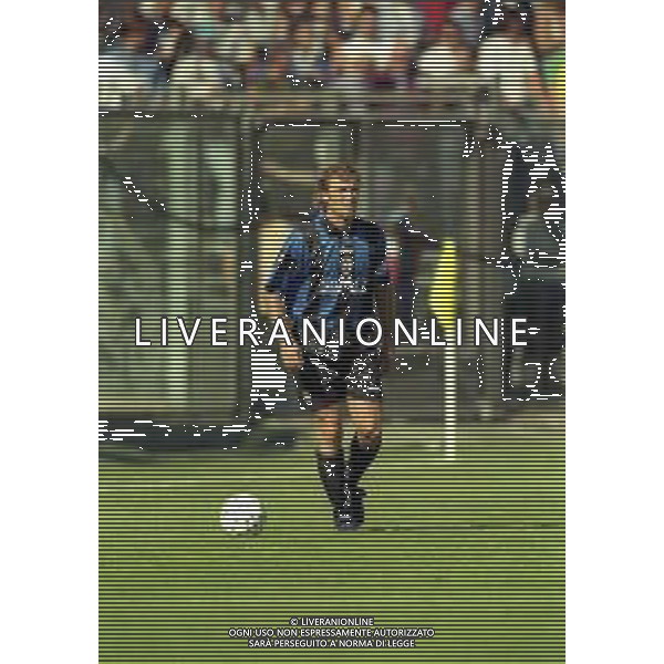 06-09-1998 BERGAMO-CAMPIONATO DI CALCIO SERIE B ATALANTA GENOA 1-0 NELLA FOTO MASSIMO CARRERA AG ALDO LIVERANI SAS