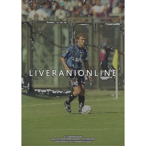06-09-1998 BERGAMO-CAMPIONATO DI CALCIO SERIE B ATALANTA GENOA 1-0 NELLA FOTO MASSIMO CARRERA AG ALDO LIVERANI SAS