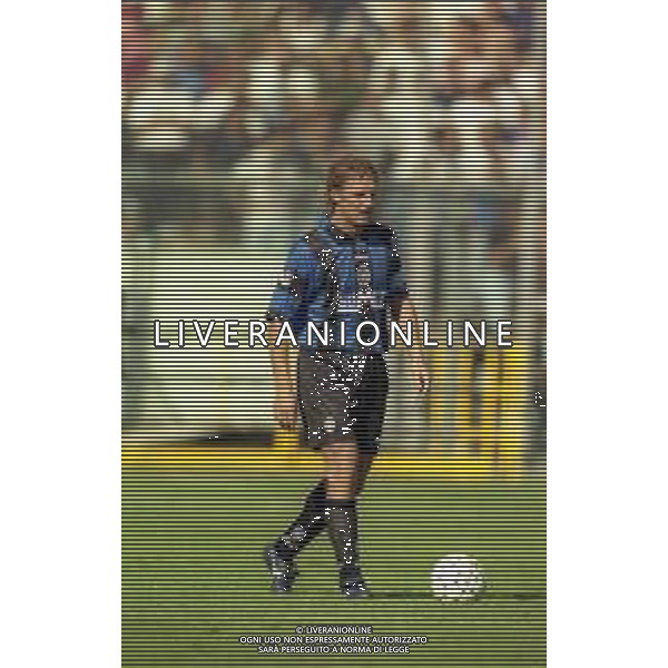 06-09-1998 BERGAMO-CAMPIONATO DI CALCIO SERIE B ATALANTA GENOA 1-0 NELLA FOTO MASSIMO CARRERA AG ALDO LIVERANI SAS