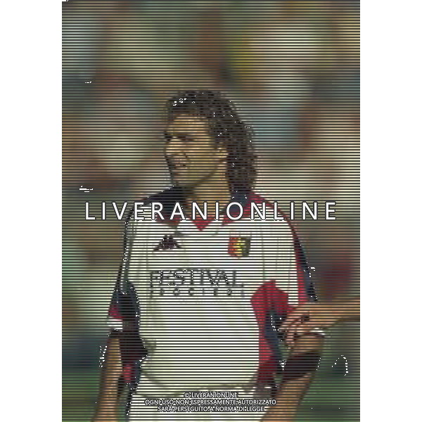 06-09-1998 BERGAMO-CAMPIONATO DI CALCIO SERIE B ATALANTA GENOA 1-0 NELLA FOTO COSIMO FRANCIOSO AG ALDO LIVERANI SAS