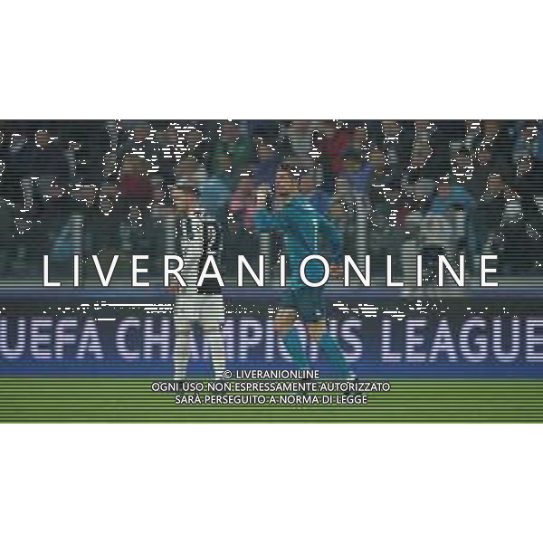 UEFA Champions League 2017/2018 Quarti di Finale Andata Torino - 03.04.2018 Juventus-Real Madrid Nella Foto: esultanza dopo il gol di cristiano ronaldo del 0-1 /Ph.Vitez-Ag. Aldo Liverani