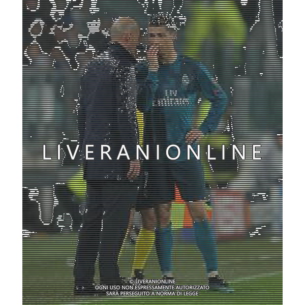 UEFA Champions League 2017/2018 Quarti di Finale Andata Torino - 03.04.2018 Juventus-Real Madrid Nella Foto: cristiano ronaldo e zinedine zidane /Ph.Vitez-Ag. Aldo Liverani