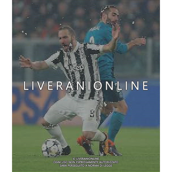 UEFA Champions League 2017/2018 Quarti di Finale Andata Torino - 03.04.2018 Juventus-Real Madrid Nella Foto: gonzalo higuain e Daniel Carvajal /Ph.Vitez-Ag. Aldo Liverani