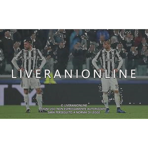 UEFA Champions League 2017/2018 Quarti di Finale Andata Torino - 03.04.2018 Juventus-Real Madrid Nella Foto:delusione di andrea barzagli e bentancur /Ph.Vitez-Ag. Aldo Liverani
