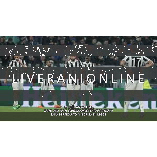 UEFA Champions League 2017/2018 Quarti di Finale Andata Torino - 03.04.2018 Juventus-Real Madrid Nella Foto:delusione juventus gonzalo higuain, blaise matuidi, mario mandzukic e giorgio chiellini /Ph.Vitez-Ag. Aldo Liverani