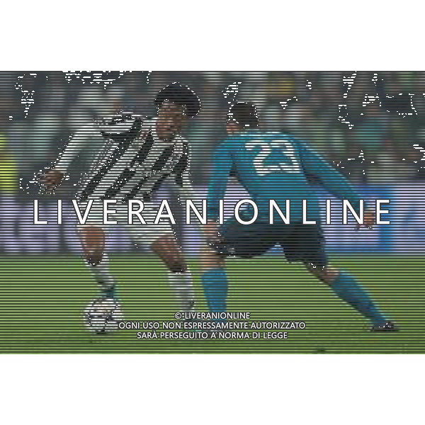 UEFA Champions League 2017/2018 Quarti di Finale Andata Torino - 03.04.2018 Juventus-Real Madrid Nella Foto: juan cuadrado e mateo kovacic /Ph.Vitez-Ag. Aldo Liverani