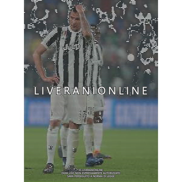 UEFA Champions League 2017/2018 Quarti di Finale Andata Torino - 03.04.2018 Juventus-Real Madrid Nella Foto:delusione di mario mandzukic a fine gara /Ph.Vitez-Ag. Aldo Liverani