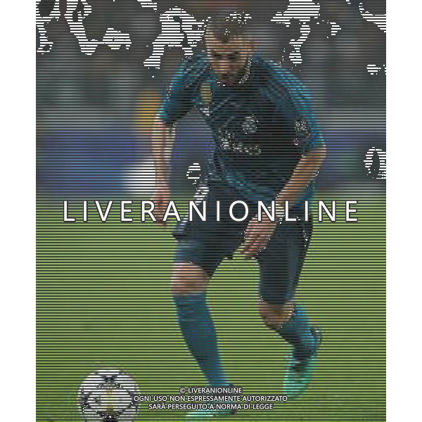 UEFA Champions League 2017/2018 Quarti di Finale Andata Torino - 03.04.2018 Juventus-Real Madrid Nella Foto:Benzema Karim /Ph.Vitez-Ag. Aldo Liverani