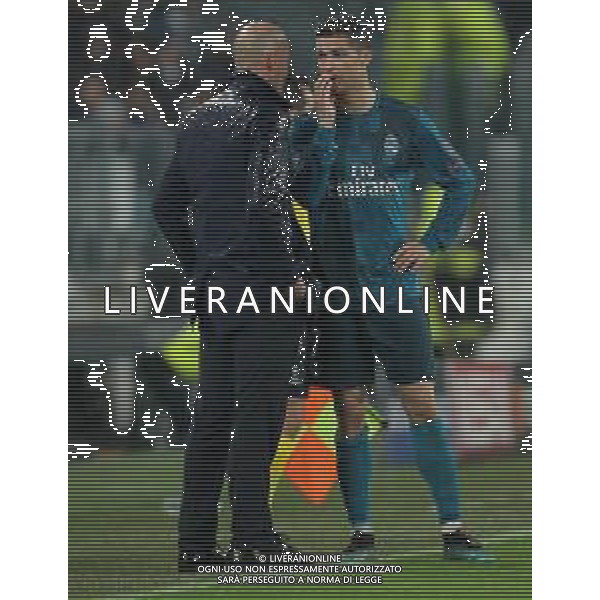 UEFA Champions League 2017/2018 Quarti di Finale Andata Torino - 03.04.2018 Juventus-Real Madrid Nella Foto:Zinedine Zidane e Cristiano Ronaldo /Ph.Vitez-Ag. Aldo Liverani