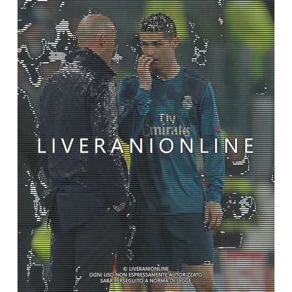UEFA Champions League 2017/2018 Quarti di Finale Andata Torino - 03.04.2018 Juventus-Real Madrid Nella Foto:Zinedine Zidane e Cristiano Ronaldo /Ph.Vitez-Ag. Aldo Liverani