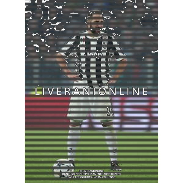 UEFA Champions League 2017/2018 Quarti di Finale Andata Torino - 03.04.2018 Juventus-Real Madrid Nella Foto:Higuain Gonzalo /Ph.Vitez-Ag. Aldo Liverani