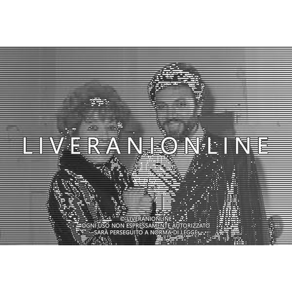 Rappresentazione Teatrale \' Le mani sporche \' del 1974 - RETROSPETTIVA nella foto Arnaldo Ninchi con Lauretta Masiero ©ARCHIVIO / AGENZIA ALDO LIVERANI SAS