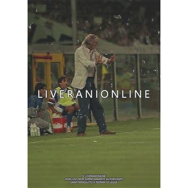 16-09-1997 GENOVA COPPA UEFA SAMPDORIA ATLETICO BILBAO 1-2 NELLA FOTO LUIS CESAR MENOTTI ALLENATORE SAMPDORIA AG ALDO LIVERANI SAS