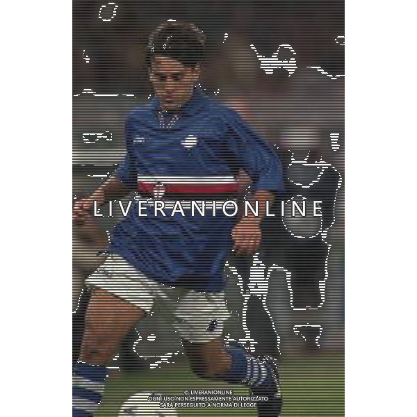 16-09-1997 GENOVA COPPA UEFA SAMPDORIA ATLETICO BILBAO 1-2 NELLA FOTO VINCENZO MONTELLA AG ALDO LIVERANI SAS