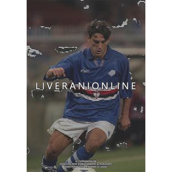 16-09-1997 GENOVA COPPA UEFA SAMPDORIA ATLETICO BILBAO 1-2 NELLA FOTO VINCENZO MONTELLA AG ALDO LIVERANI SAS