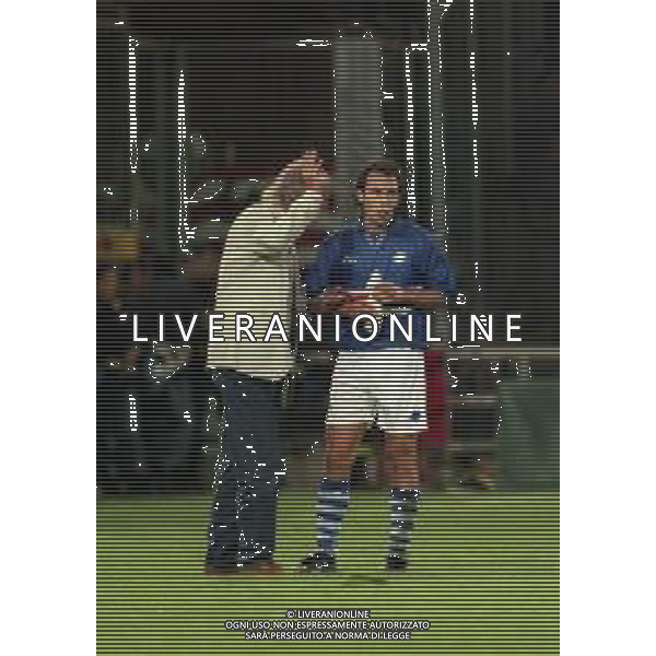 16-09-1997 GENOVA COPPA UEFA SAMPDORIA ATLETICO BILBAO 1-2 NELLA FOTO LUIS CESAR MENOTTI E ALAIN BOGHOSSIAN AG ALDO LIVERANI SAS