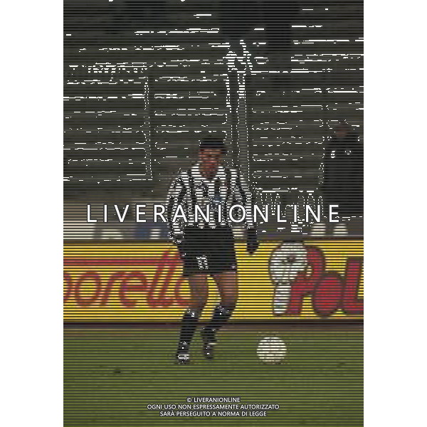 13-01-1999 TORINO - COPPA ITALIA JUVENTUS BOLOGNA 1-2 NELLA FOTO DANIEL FONSECA AG ALDO LIVERANI SAS