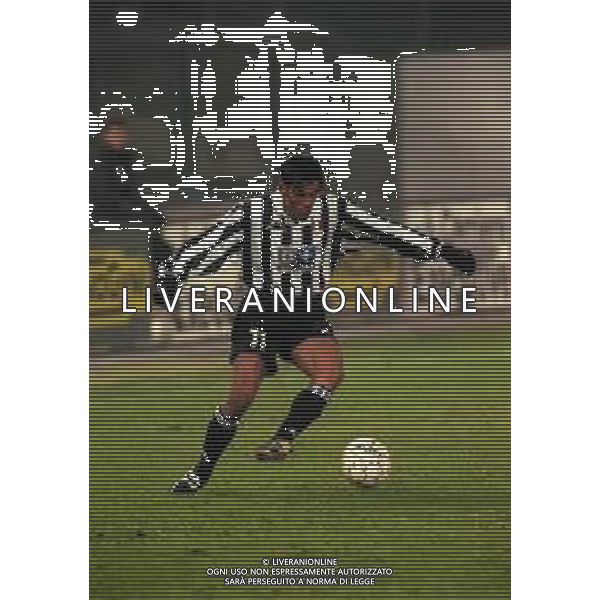 13-01-1999 TORINO - COPPA ITALIA JUVENTUS BOLOGNA 1-2 NELLA FOTO DANIEL FONSECA AG ALDO LIVERANI SAS