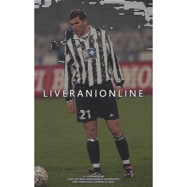 13-01-1999 TORINO - COPPA ITALIA JUVENTUS BOLOGNA 1-2 NELLA FOTO ZINEDINE ZIDANE AG ALDO LIVERANI SAS
