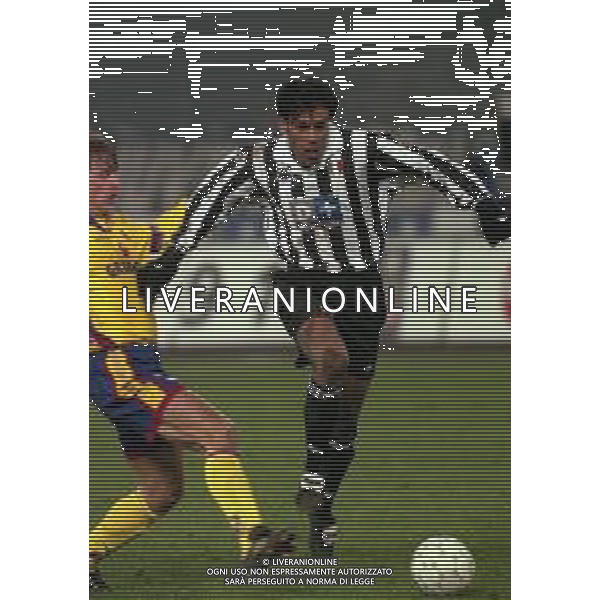 13-01-1999 TORINO - COPPA ITALIA JUVENTUS BOLOGNA 1-2 NELLA FOTO DANIEL FONSECA AG ALDO LIVERANI SAS