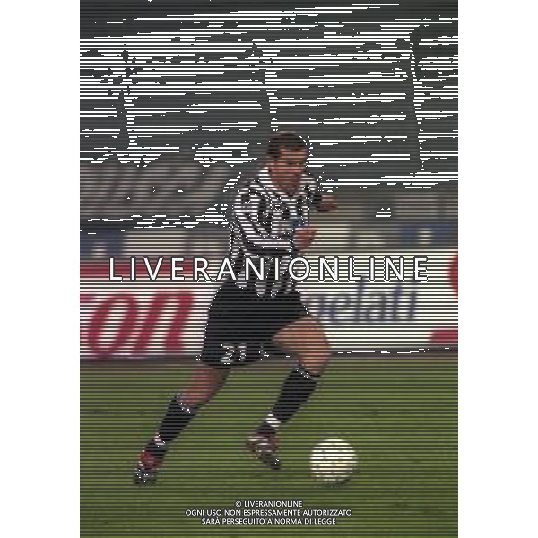 13-01-1999 TORINO - COPPA ITALIA JUVENTUS BOLOGNA 1-2 NELLA FOTO ZINEDINE ZIDANE AG ALDO LIVERANI SAS