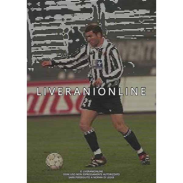 13-01-1999 TORINO - COPPA ITALIA JUVENTUS BOLOGNA 1-2 NELLA FOTO ZINEDINE ZIDANE AG ALDO LIVERANI SAS