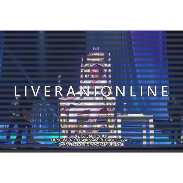 Concerto Gianna Nannini PalaGeorge, Montichiari, 04 Aprile 2018. Ph Fotolive Diana Bovoloni / AGENZIA ALDO LIVERANI SAS - Dopo la caduta al concerto di Genova, Gianna Nannini sul palco con le stampelle
