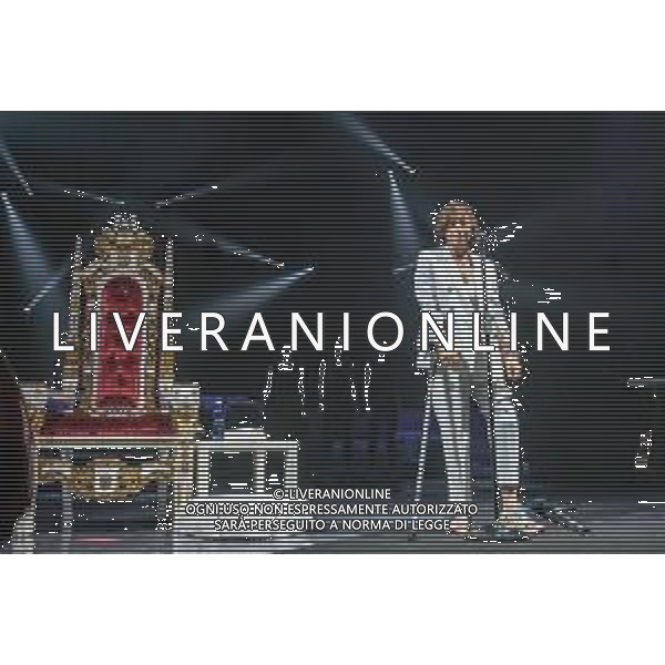 Concerto Gianna Nannini PalaGeorge, Montichiari, 04 Aprile 2018. Ph Fotolive Diana Bovoloni / AGENZIA ALDO LIVERANI SAS - Dopo la caduta al concerto di Genova, Gianna Nannini sul palco con le stampelle