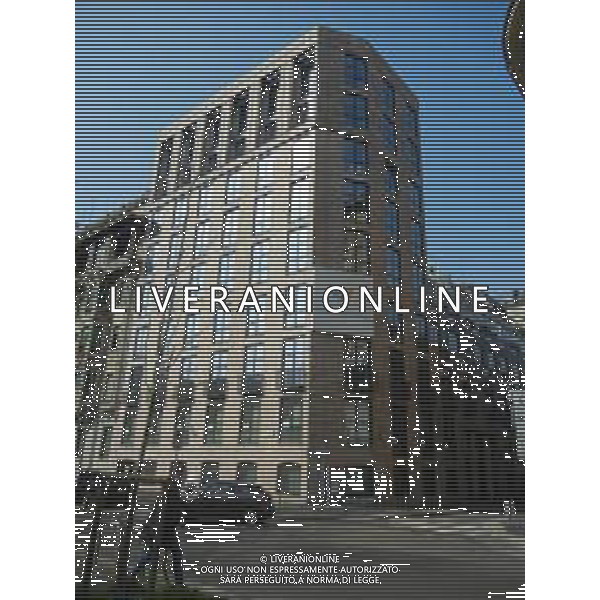 07-04-2018 MILANO Un esempio dell\'opera di Mario Asnago e Claudio Vender è costituito dall\'edificio situato in via Rossini angolo viale Majno a Milano, costruito dai due maestri nel 1962 e recentemente ristrutturato e adattato alle nuove esigenze d\'uso. AG ALDO LIVERANI SAS
