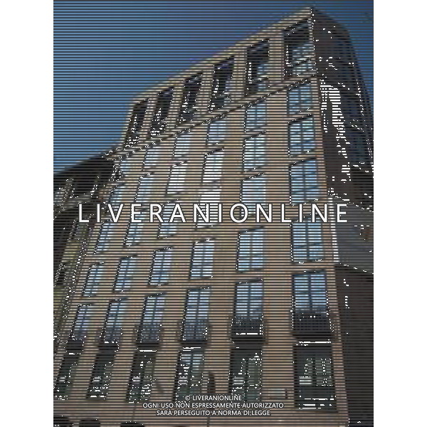 07-04-2018 MILANO Un esempio dell\'opera di Mario Asnago e Claudio Vender è costituito dall\'edificio situato in via Rossini angolo viale Majno a Milano, costruito dai due maestri nel 1962 e recentemente ristrutturato e adattato alle nuove esigenze d\'uso. AG ALDO LIVERANI SAS