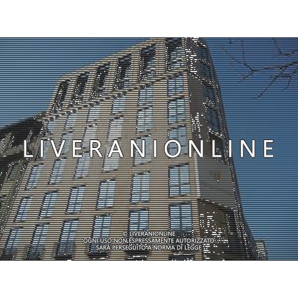 07-04-2018 MILANO Un esempio dell\'opera di Mario Asnago e Claudio Vender è costituito dall\'edificio situato in via Rossini angolo viale Majno a Milano, costruito dai due maestri nel 1962 e recentemente ristrutturato e adattato alle nuove esigenze d\'uso. AG ALDO LIVERANI SAS